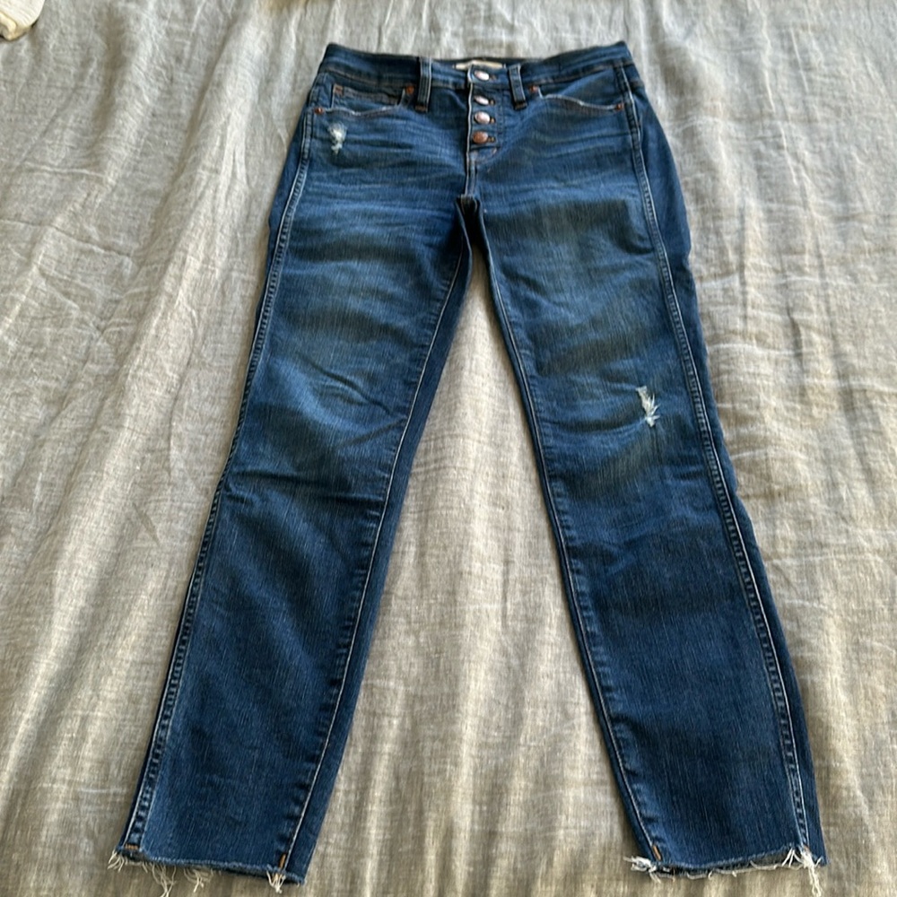 Madewell 10” High Rise Skinny Jeans - Size 25 P